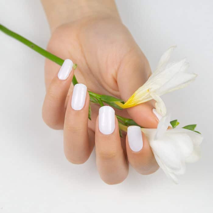 Bandes vernis gel UV Blanc Brillant