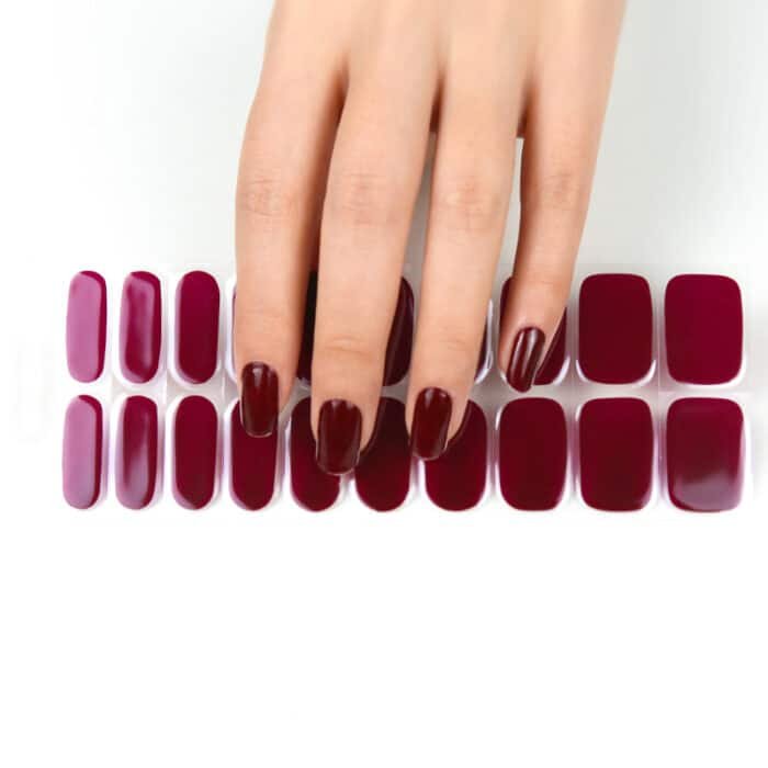Bandes de vernis gel UV couleur Cherry Sowoa