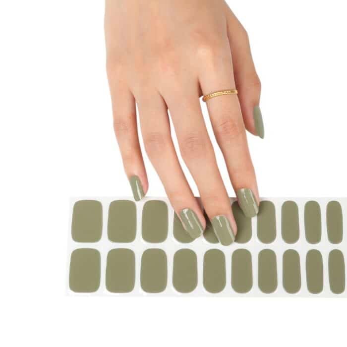 Bandes de vernis gel UV couleur Vert