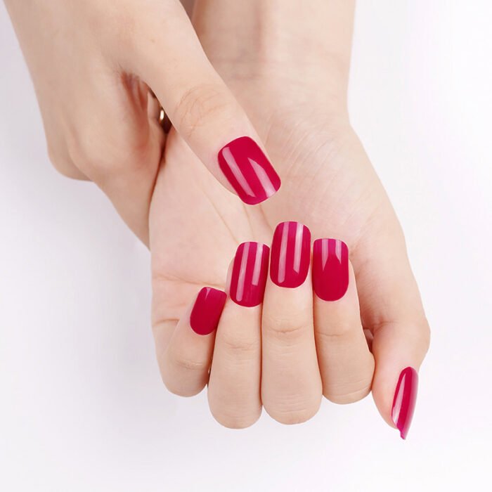 Bandes de vernis gel UV couleur Cerise
