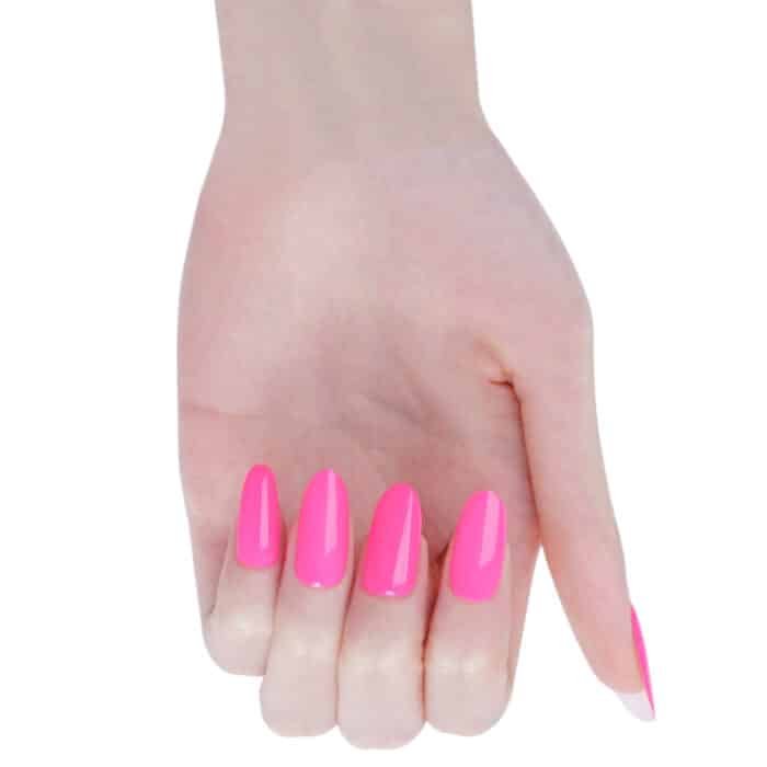 Bandes de vernis gel UV Rose Fluo KISS SOWOA