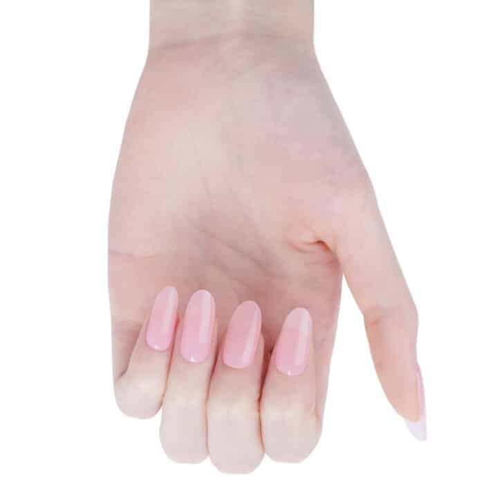 bandes vernis gel uv rose tendre