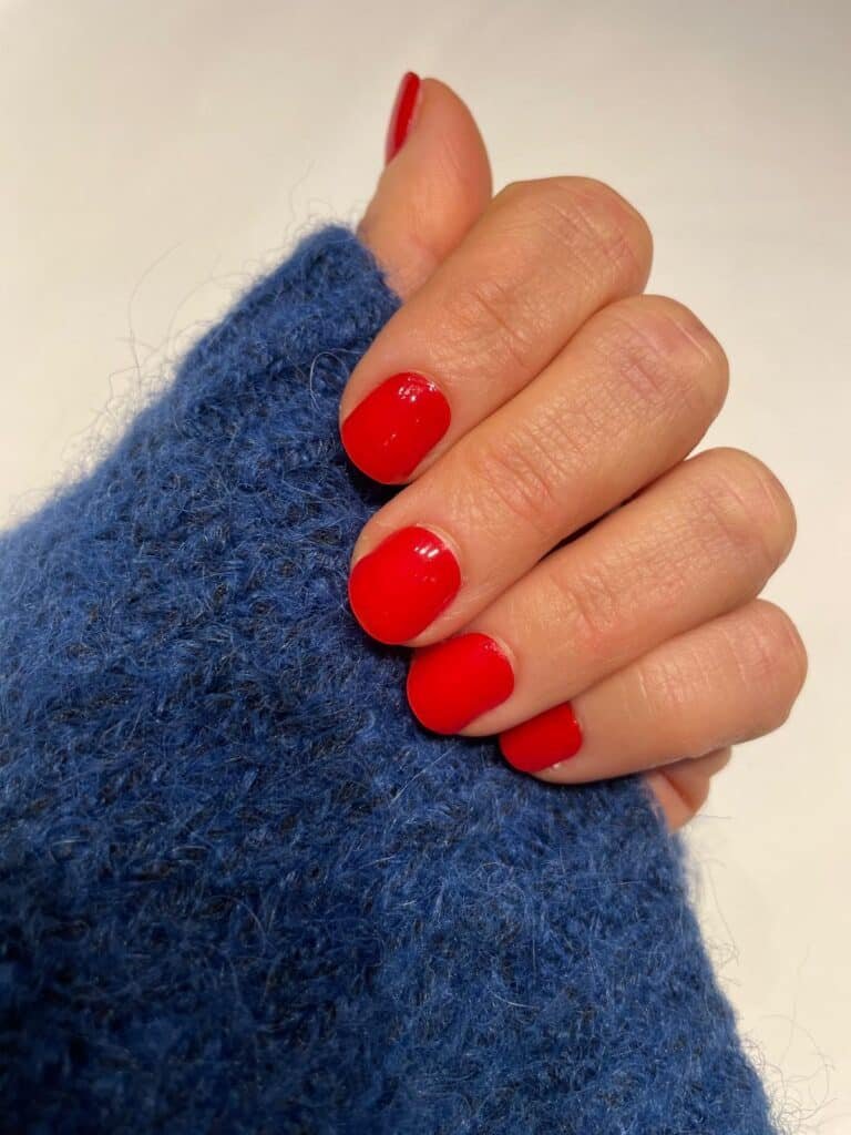 Bandes de vernis gel UV rouge marque SOWOA