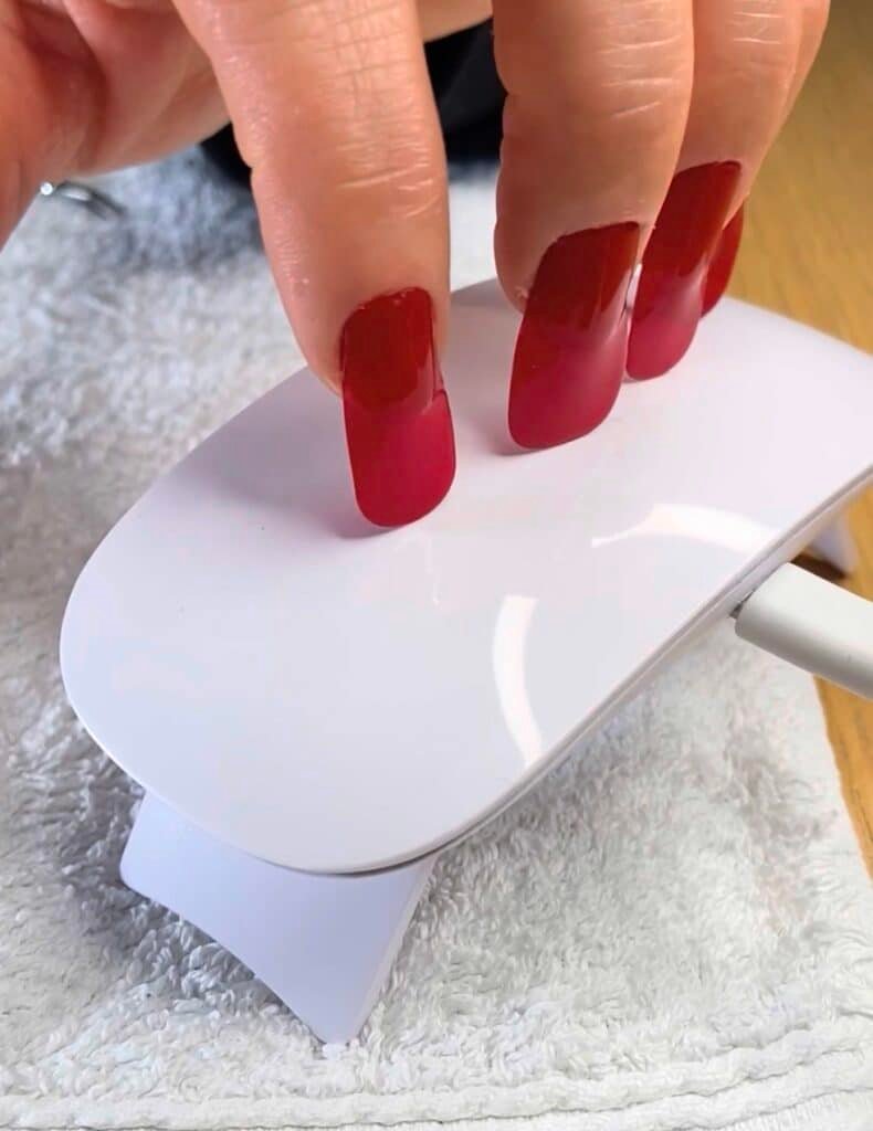 Fixer bandes de vernis gel UV