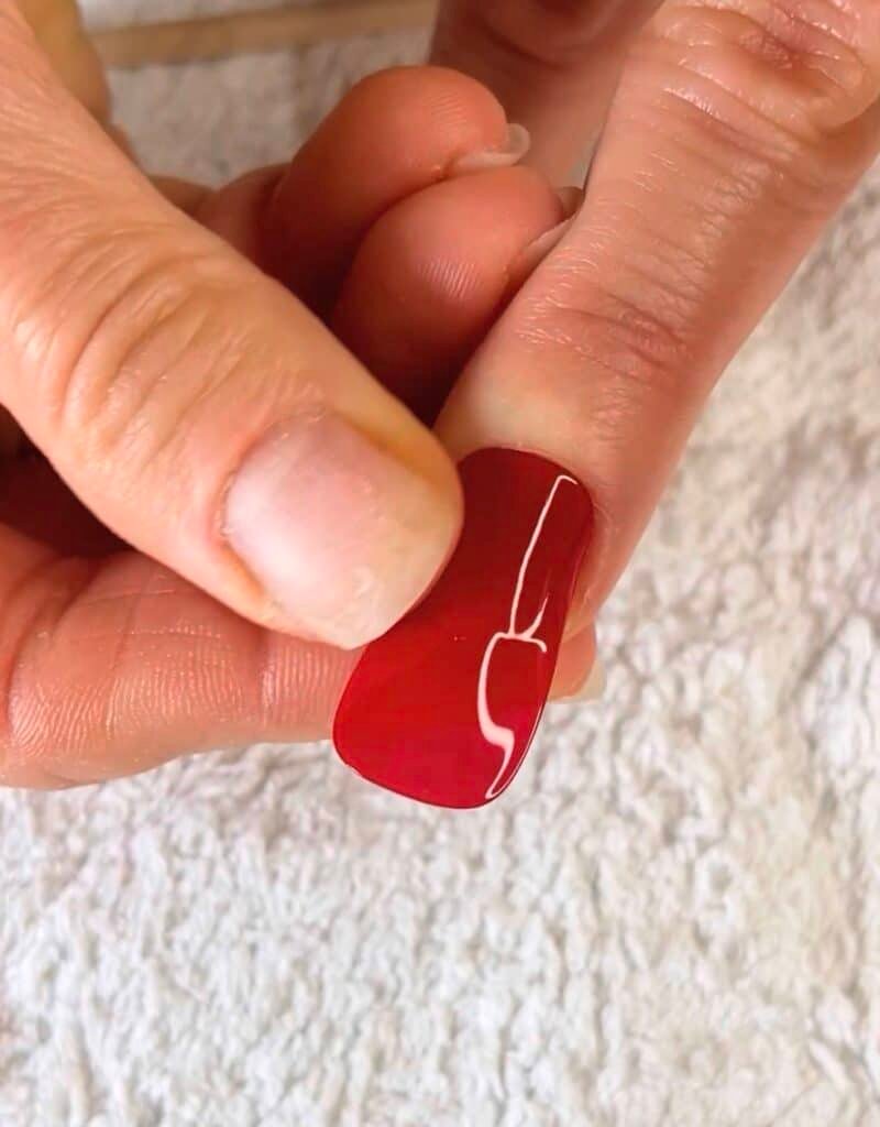 Lisser bandes vernis gel