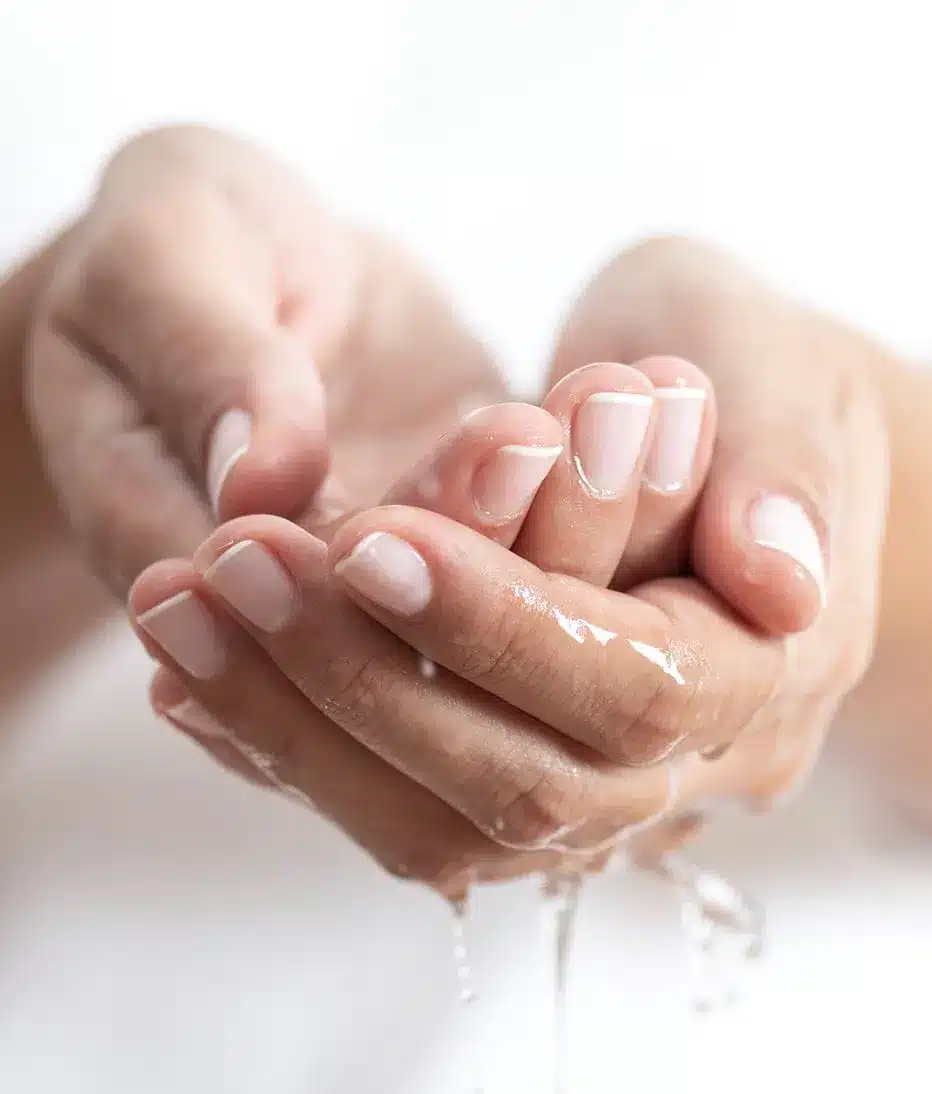 hydratation des mains